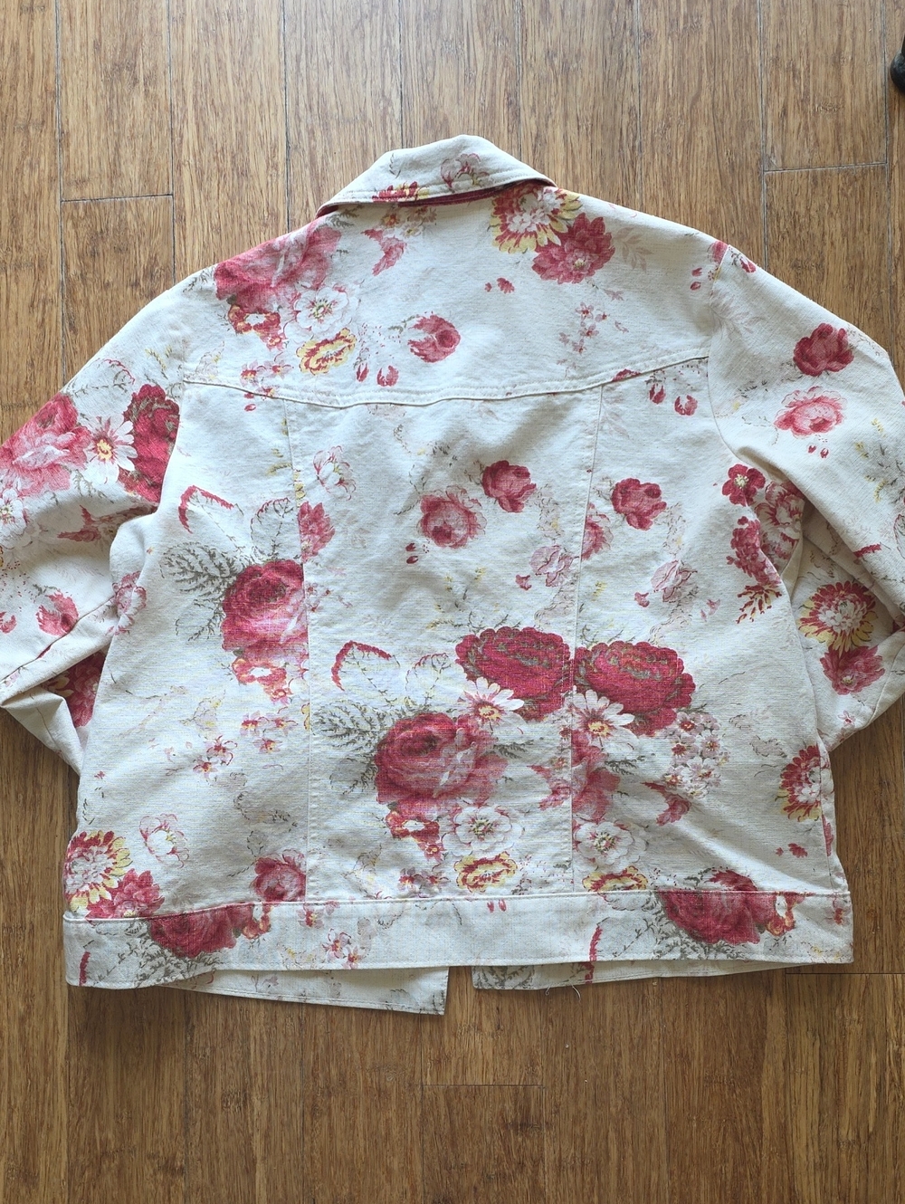 Floral Denim Jacket - Picture 3 of 3